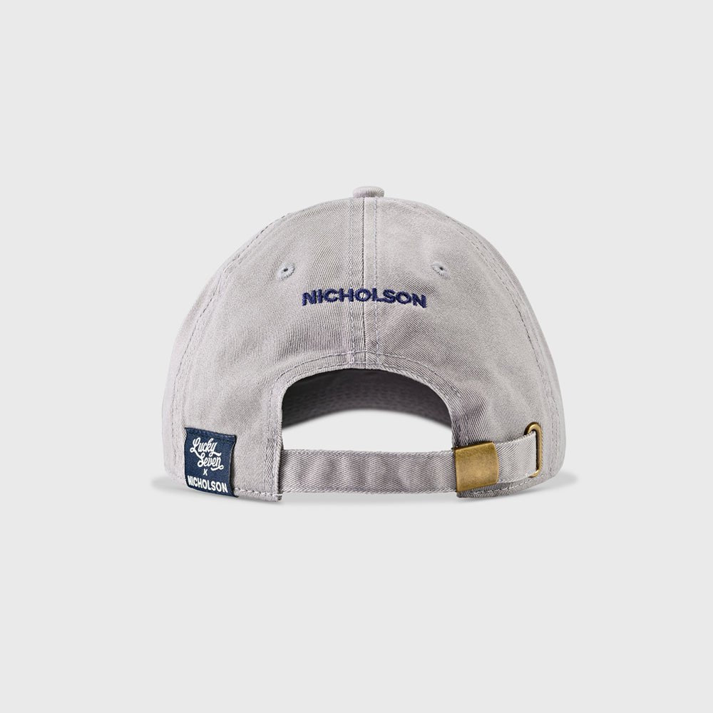 Lucky Seven x Nicholson Grey Dad Cap - Nicholson