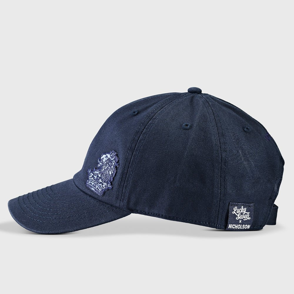 Lucky Seven x Nicholson Navy Dad Cap - Nicholson