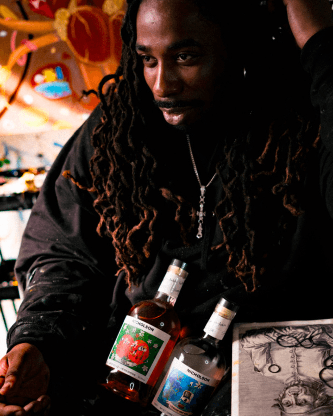 Nicholson Artist Series: Shaquille - Aaron Keith Blood Orange Gin - Nicholson