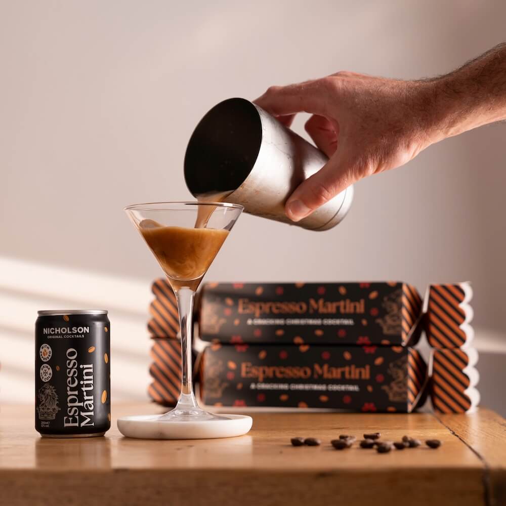Nicholson Espresso Martini Christmas Cracker