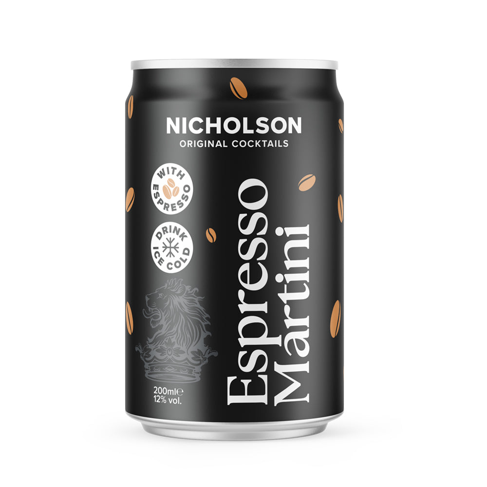 Nicholson Espresso Martini Ready To Drink Can 12% ABV