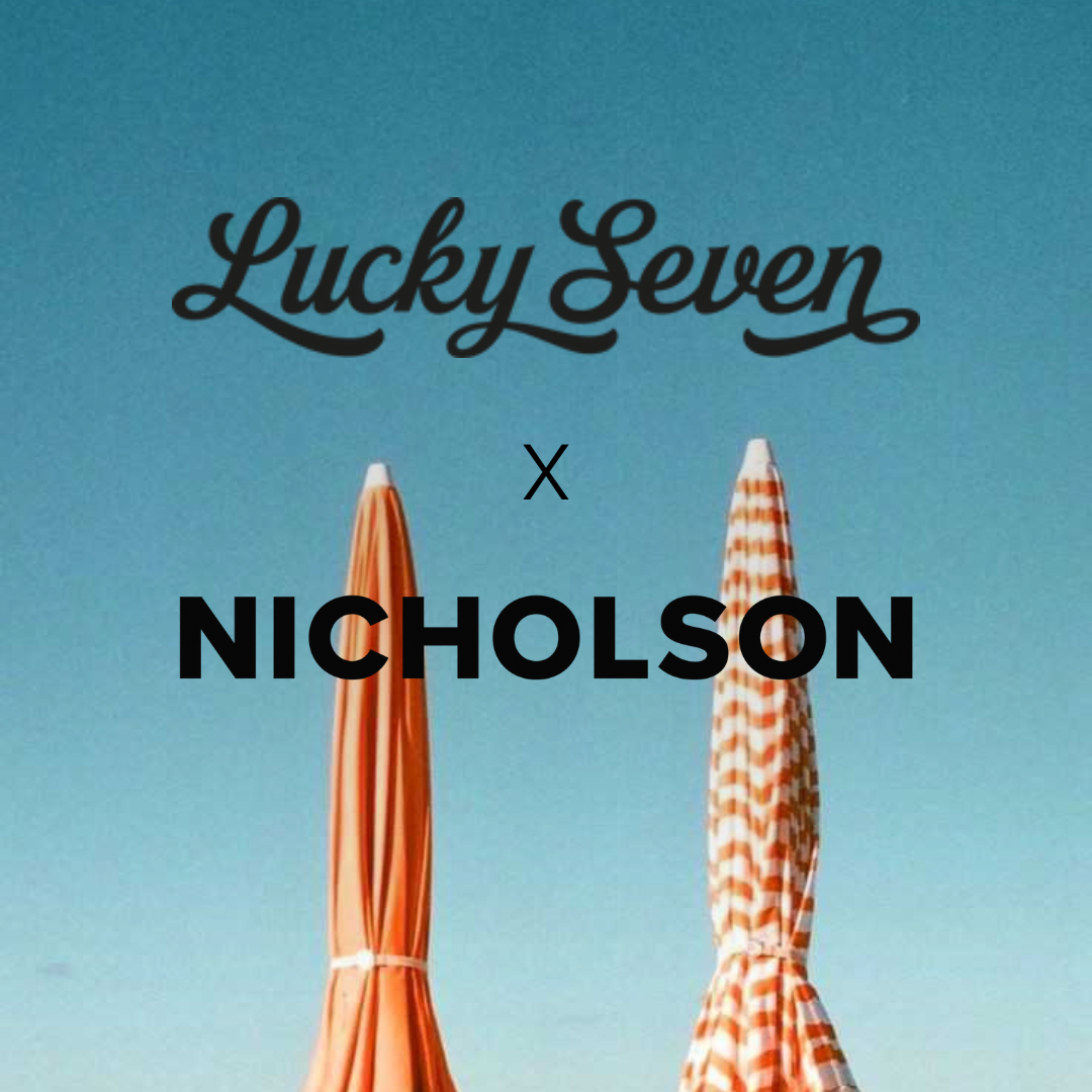 Lucky Seven x Nicholson Navy Dad Cap