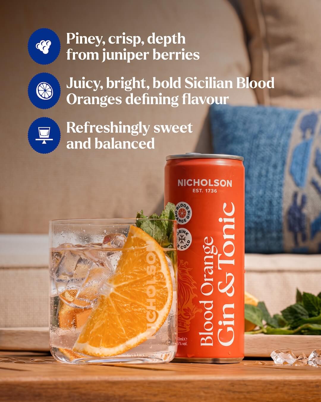 Blood Orange G&T - Nicholson