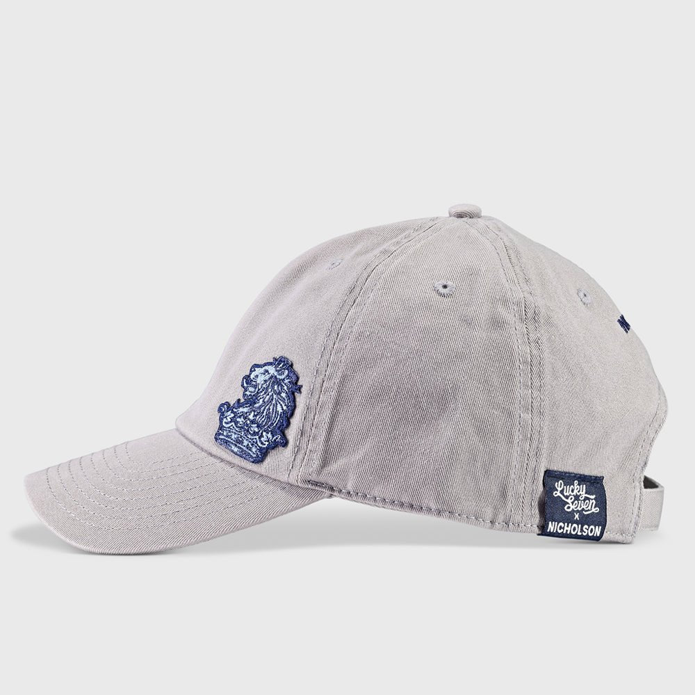 Lucky Seven x Nicholson Grey Dad Cap - Nicholson