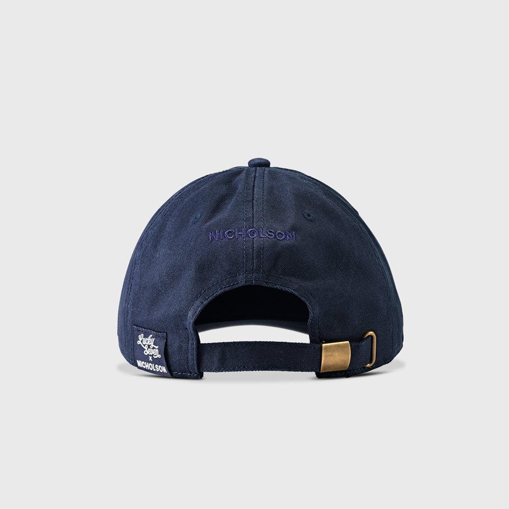 Lucky Seven x Nicholson Navy Dad Cap - Nicholson