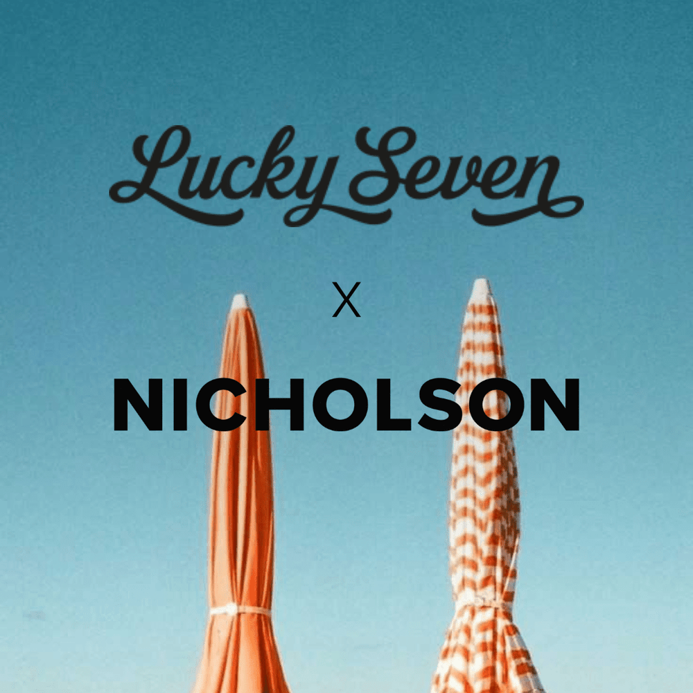 Lucky Seven x Nicholson Navy Dad Cap | Nicholson