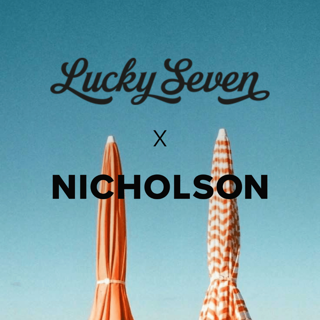Lucky Seven x Nicholson Navy Dad Cap - Nicholson