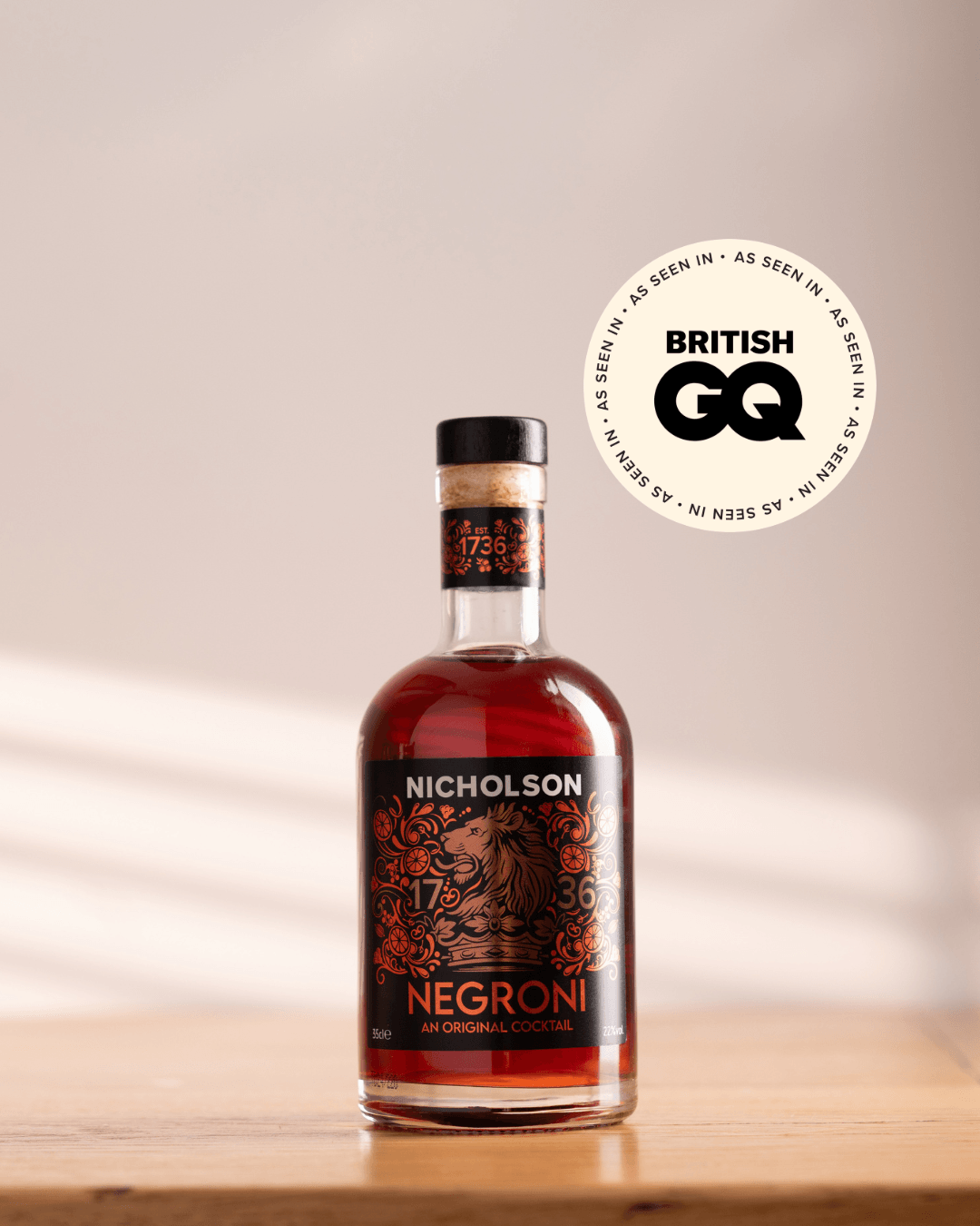 Negroni 35cl Bottle - Nicholson