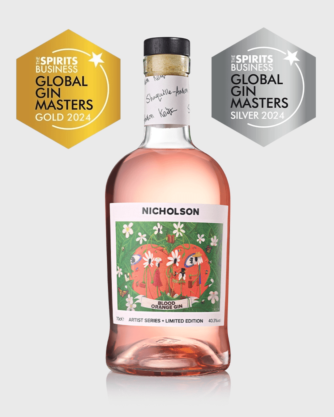 Nicholson Artist Series: Shaquille - Aaron Keith Blood Orange Gin - Nicholson