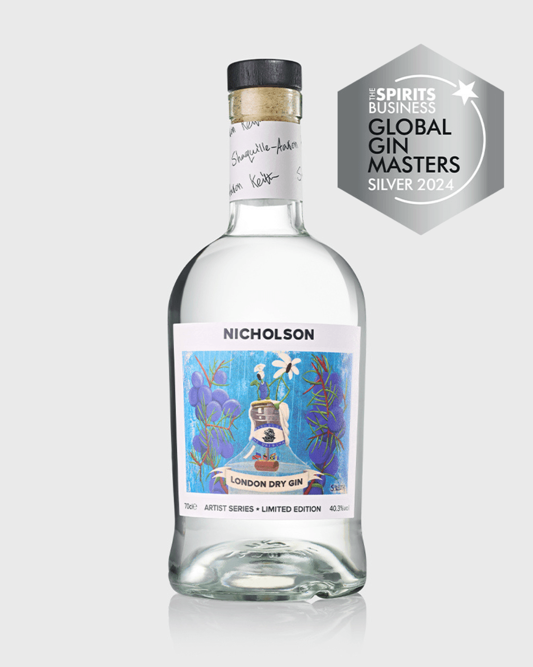 Nicholson Artist Series: Shaquille - Aaron Keith London Dry Gin - Nicholson